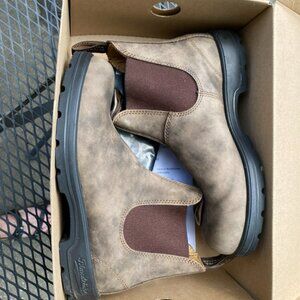 Blundstone Rustic Brown Chelsea 585 Boots US 8 Mens 10 Womens Excellent with box